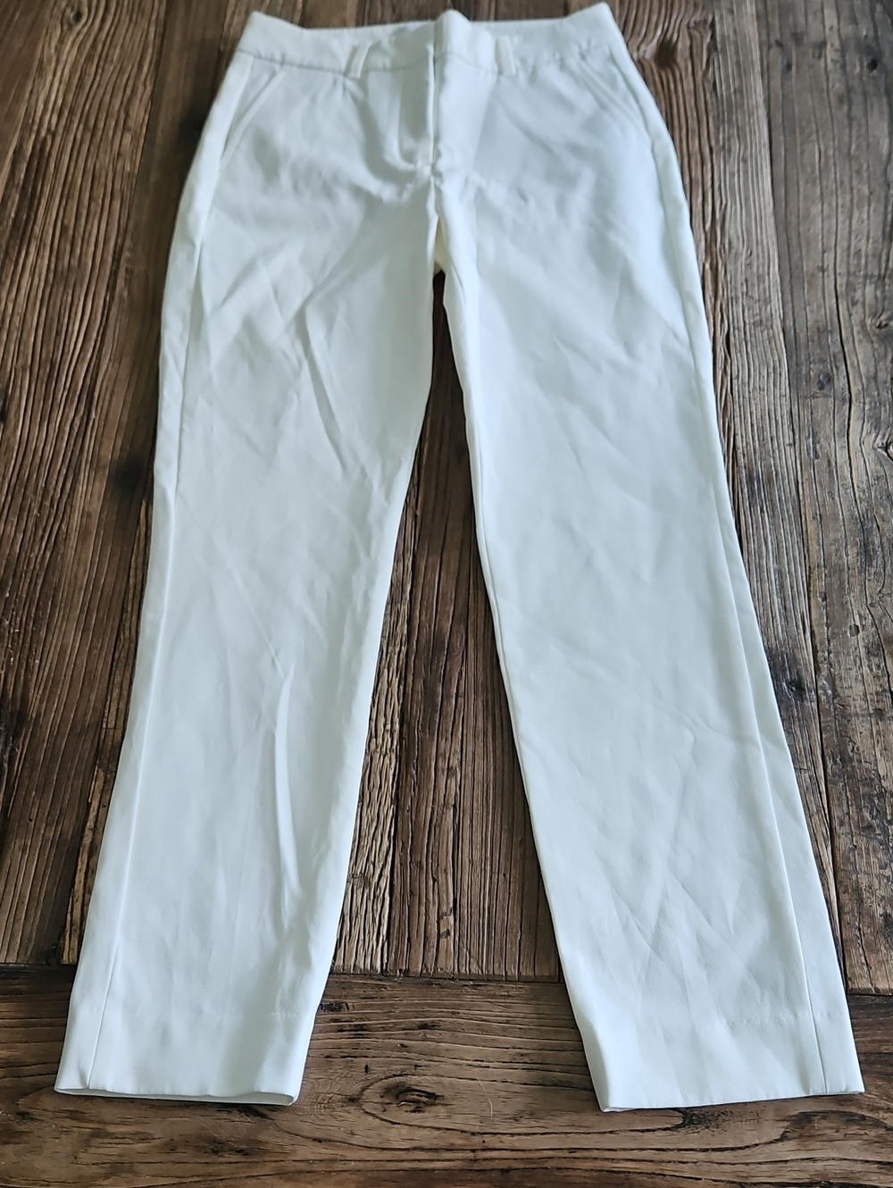 White House Black Market Off White Dress Pants Size O